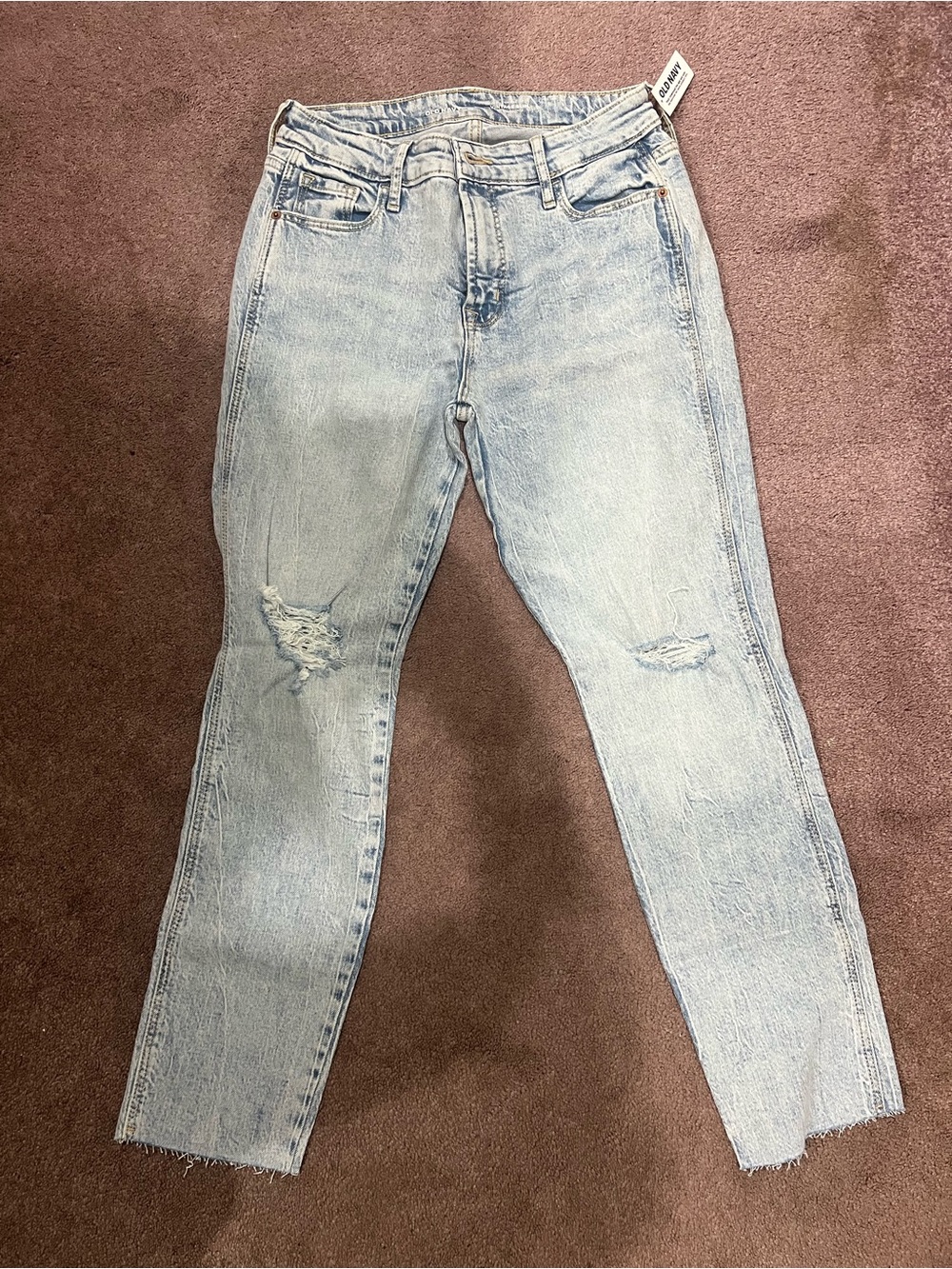 Old Navy Light Blue Straight Leg Jeans